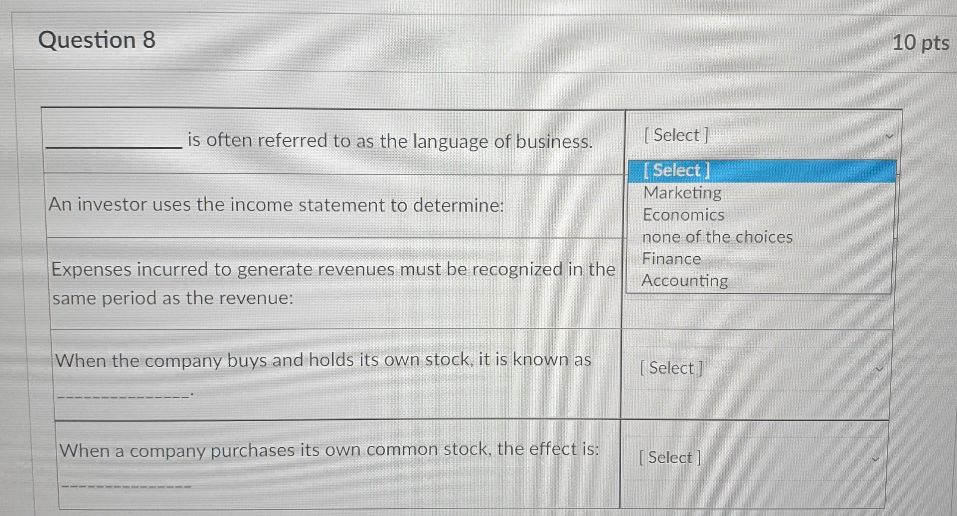  8. Please choose the correct answer and give the full clear