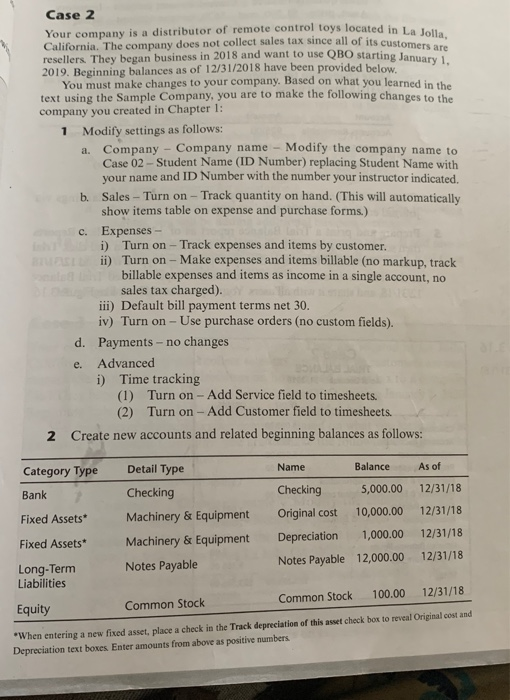 how would i put this in a journal entry using Quickbooks Case