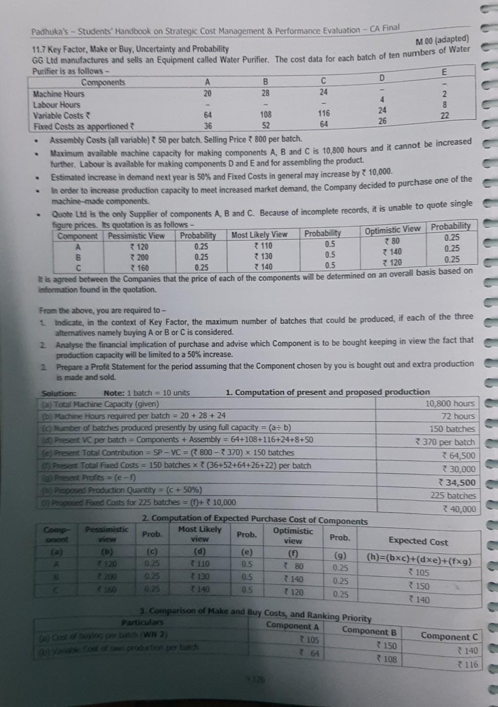 from outside, which proposal for the use of Idle/Spare Capacity will you