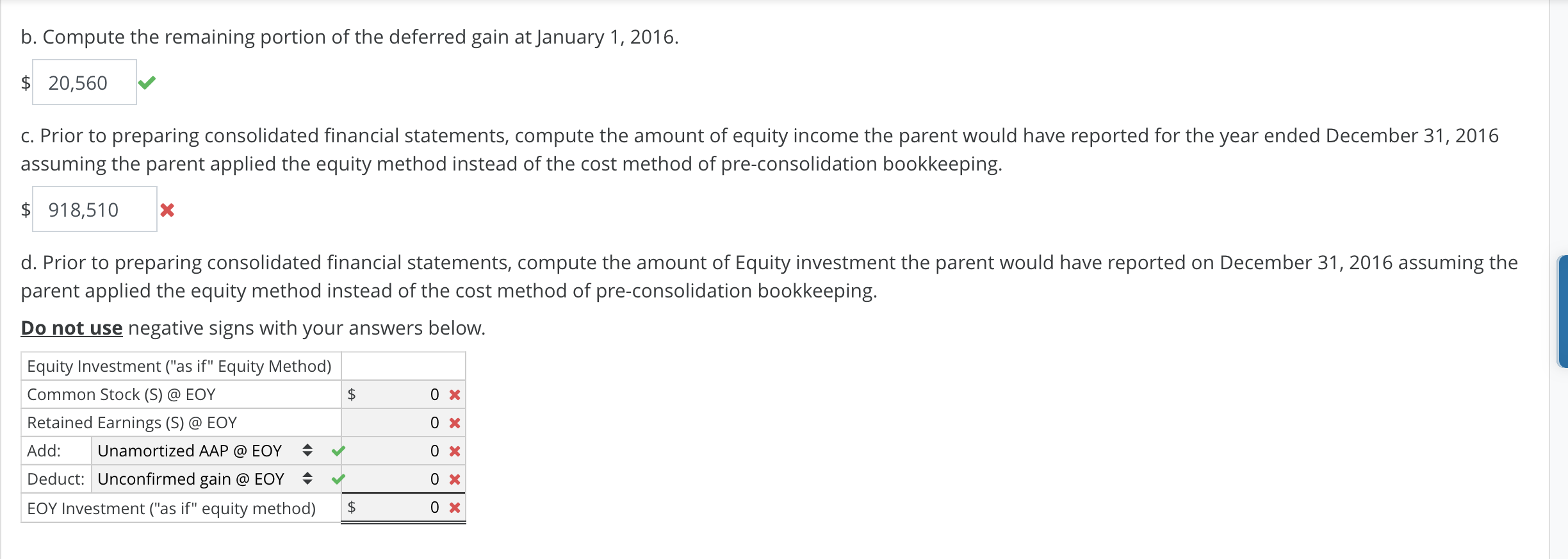 excess of the book value of the subsidiary's Stockholders' Equity on the