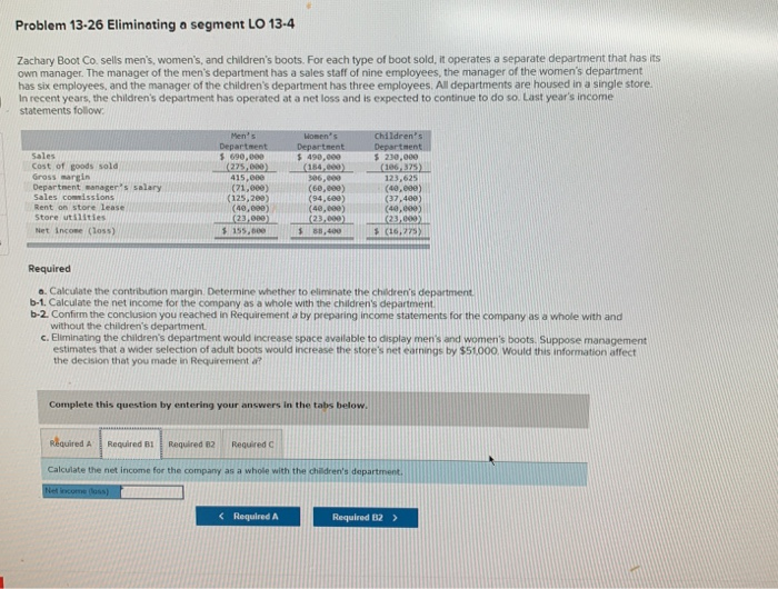 men's, women's and children's boots. For each type of boot sold, it