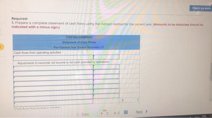 cash receipts from customers, (3) all purchases of inventory are on credit,