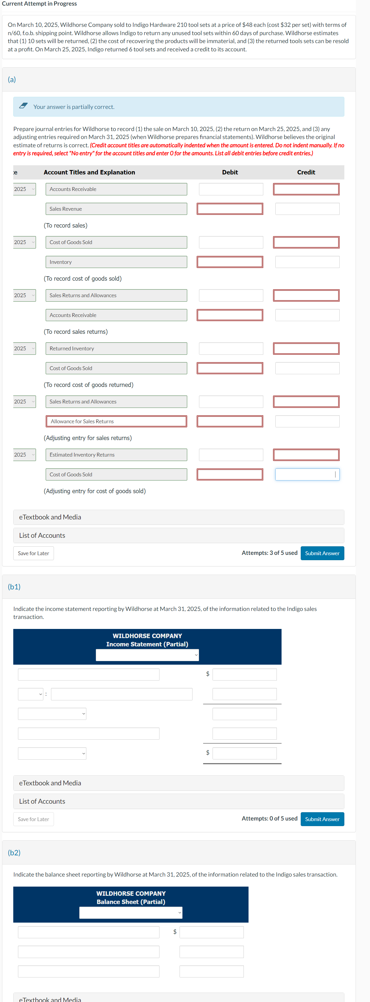 Current Attempt in Progress On March 10, 2025, Wildhorse Company sold to