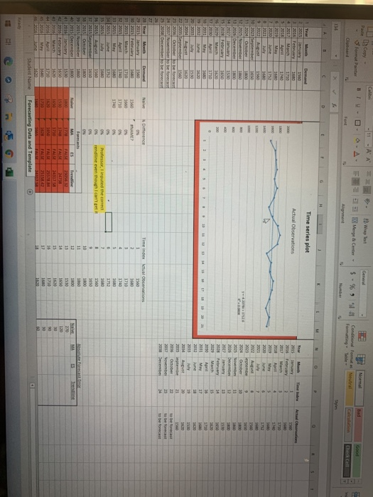 particular product using various methods and time periods as noted below. NOTE: