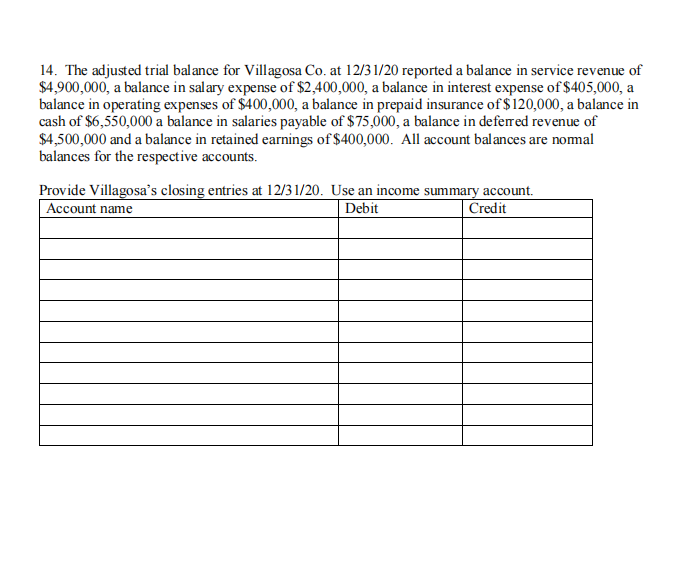 PLEASE SHOW YOUR WORK, AS SPECIFIC AS POSSIBLE, THANK YOU. 14.