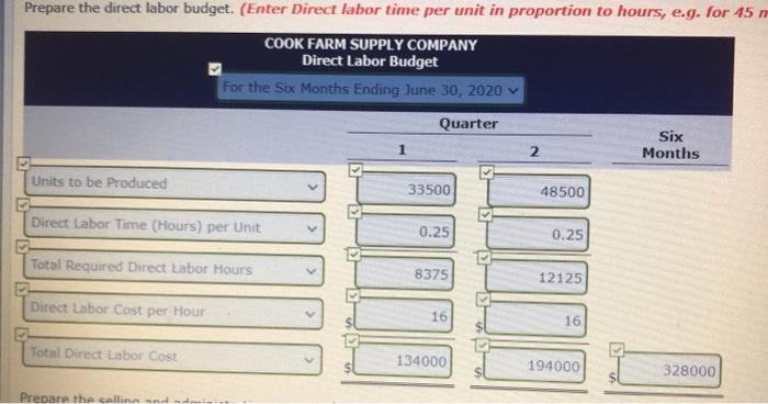 Unit Selling Price 63 63 63 Total Sales 1852200 2683800 4536000 Prepare