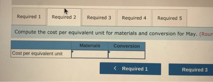 through three processing stages prior to completion. Information on work in the
