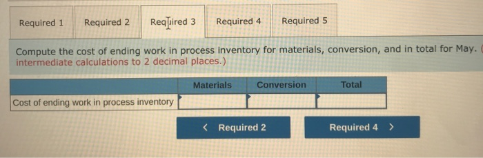 first department, Cooking, is given below for May: 80,000 450,000 Production data: