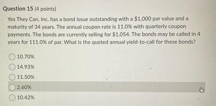 of $1,000, a 25 year maturity, and an annual coupon rate of