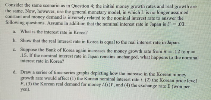  (this is the scenario from question #4 ) Consider the same