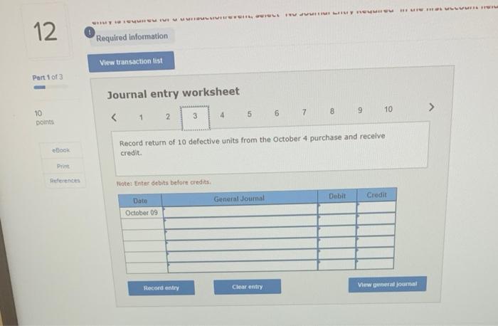 per unit of $46. The following transactions occur during the month of