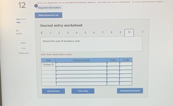 the October purchase includes $50 unit cont plus 50 per unit for