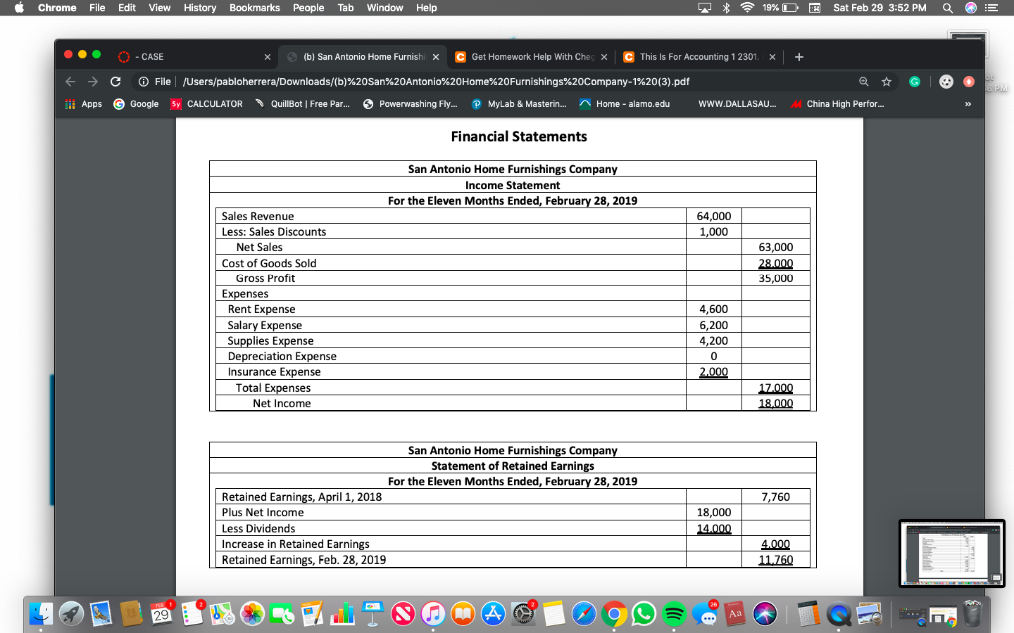 Chrome File Edit View History Bookmarks People Tab Window Help * 19%