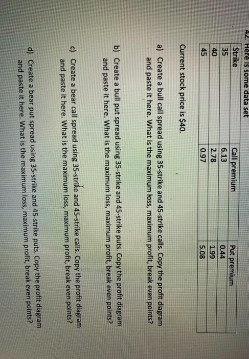 please answer a 42. Here is some data set Strike 35 40