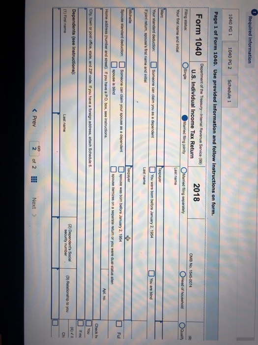 (The following information applies to the questions displayed below.) Marc and Michelle