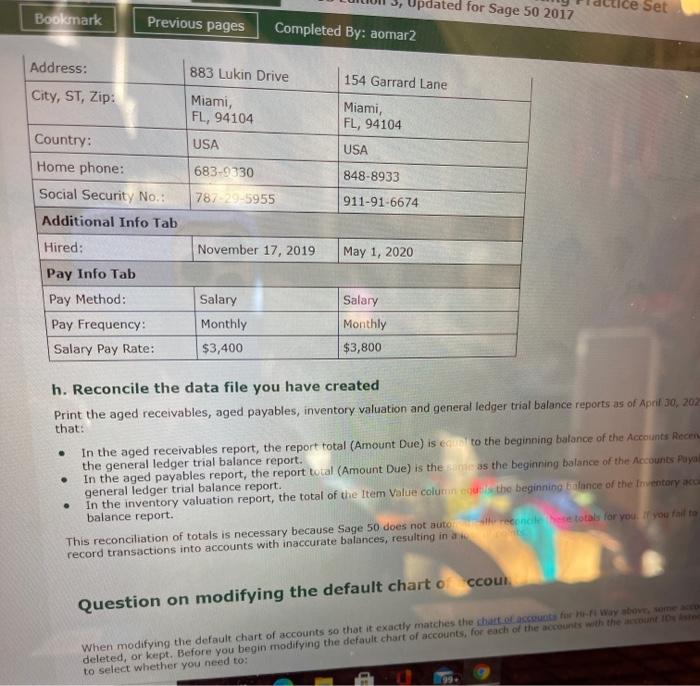 Mainta bar in Sage 50. Rodengo then asks you to identify the