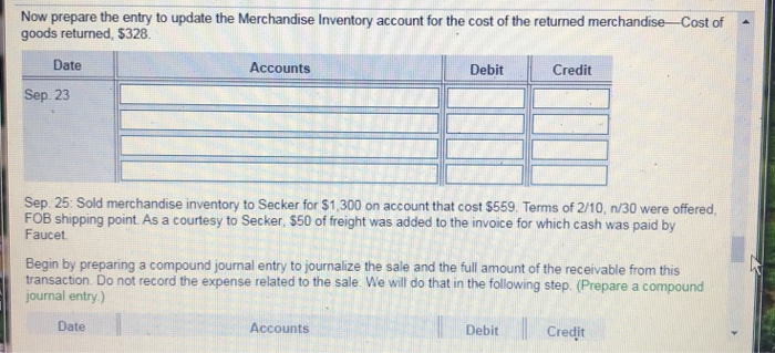 for goods purchased on September 9 Jordon Company returned $800 of the