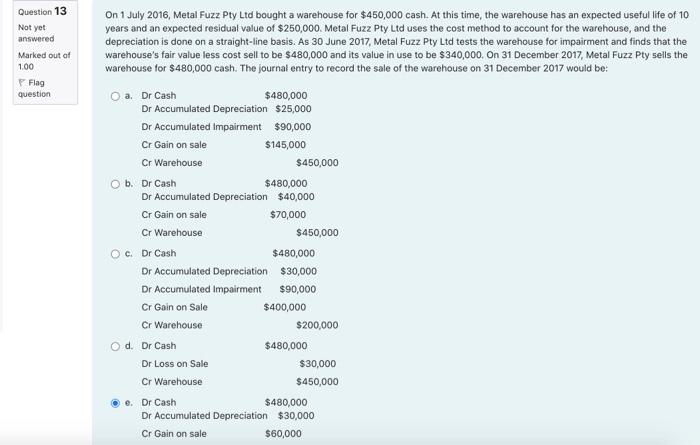 is there anything wrong with the question itself? why after impairment its