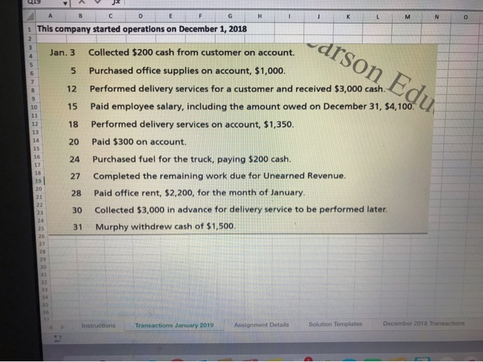 Explanations are not required. Post the transactions in the T-accounts. Don't forget