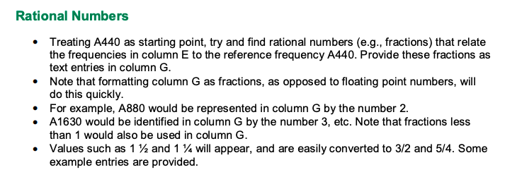 tonal frequency based on of on multiples/sub-multiples of multiplication/division by rational values