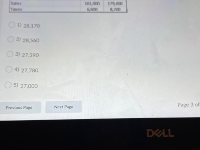 EIGHT (B) QUESTIONS IN THIS SECTION The data in the table below