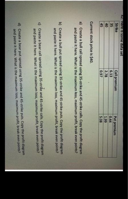 please answer D 242 Here is some data set Strike 35 40