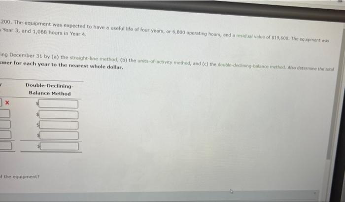 The com sed for 2.180 hours during Yeart. 1,475 bin Y2 1.904