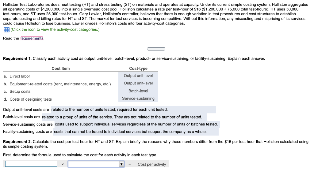 Holliston Test Laboratories does heat testing (HT) and stress testing (ST)