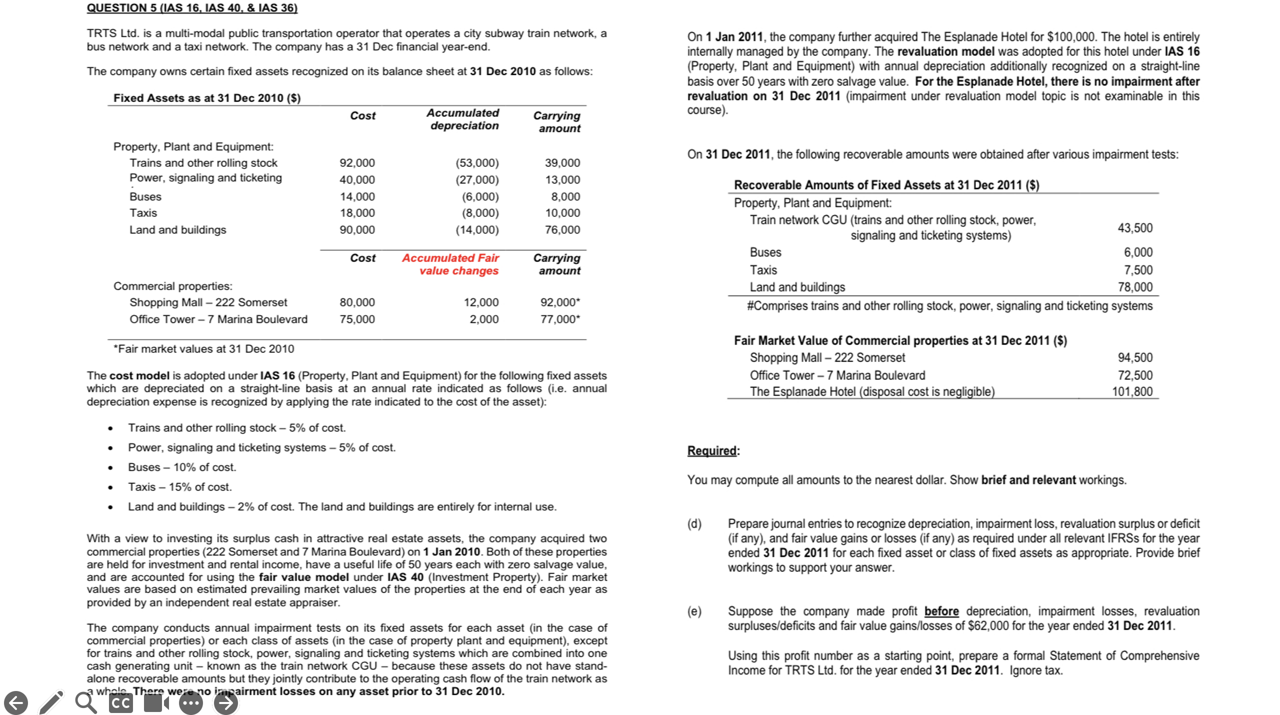 TRTS Ltd. is a multi-modal public transportation operator that operates a