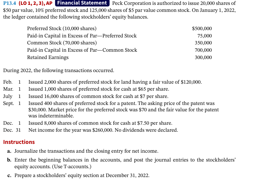 I need help with part c!!!! please and thank you. P13.4(L01,2,3),