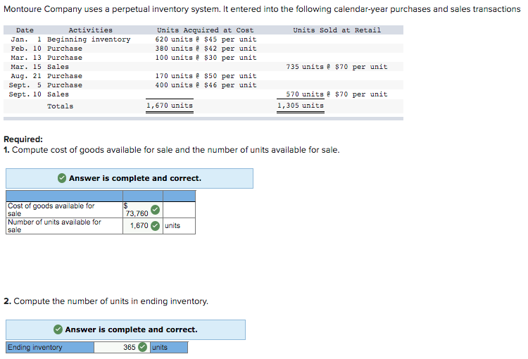 3. Compute the cost assigned to ending inventory using (a) FIFO, (b)