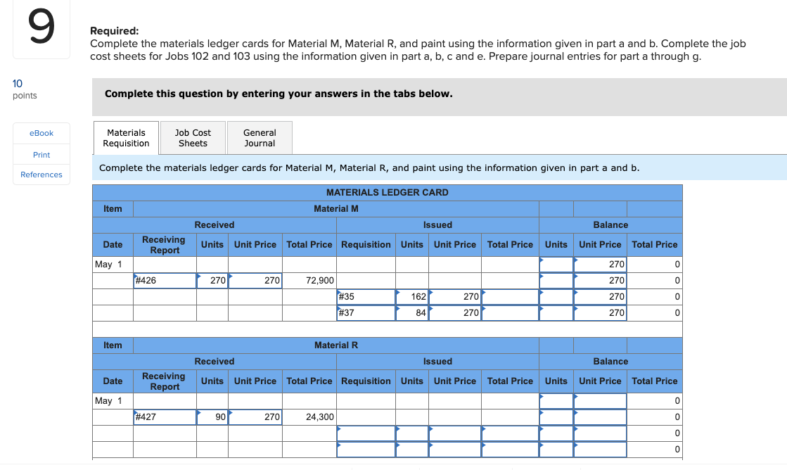and source documents LO P1, P2, P3, P4 Sager Company manufactures variations