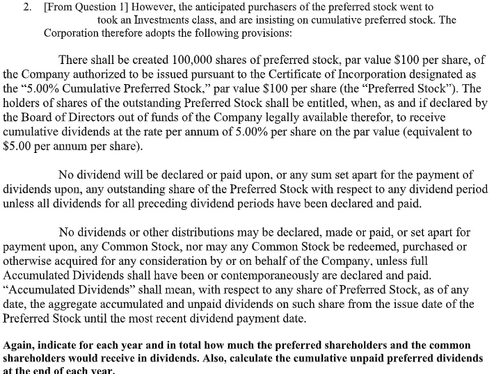 issue 100,000 shares of non-cumulative preferred stock, par value $100 per share,