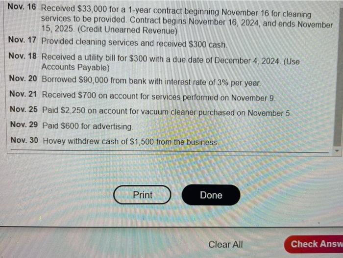 Consider the following transactional data for the first month of operations for