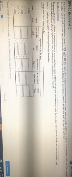 EF9-20 (book/static) Cispy Fried Chicken bought on January 2 2024. for