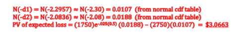 following characteristics. Time t value of the firms asset: At = $2,000