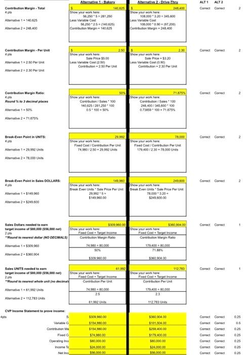 company can only pick one of the alternatives, due to the time