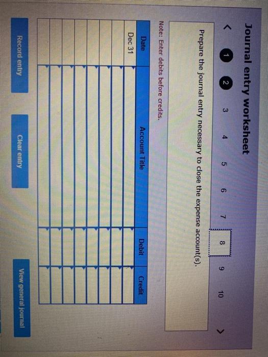 any. 2) Based on a physical count, supplies on hand total $4,650.