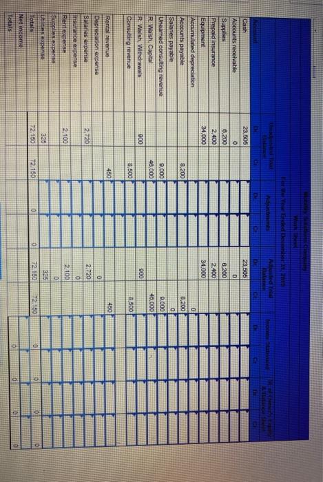 entry, if any. 4) On December 26, the client paid a $9,000