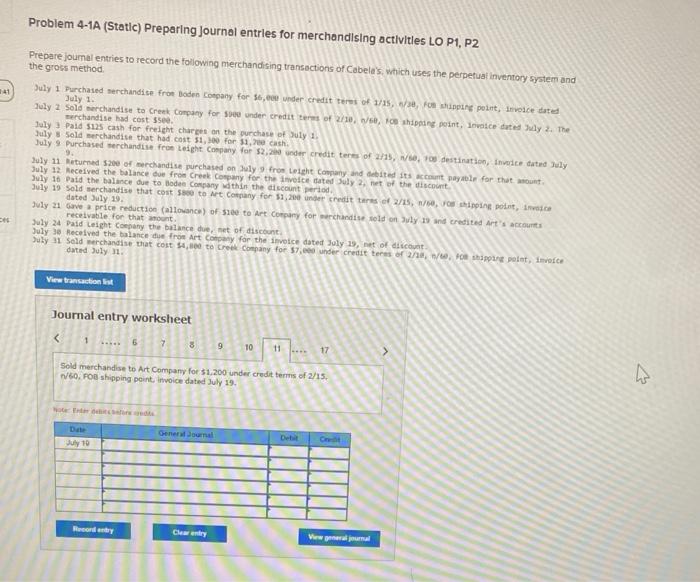 of 2/15, 1/60,00 destination, invoice dated July 9. July 11 Returned 3200