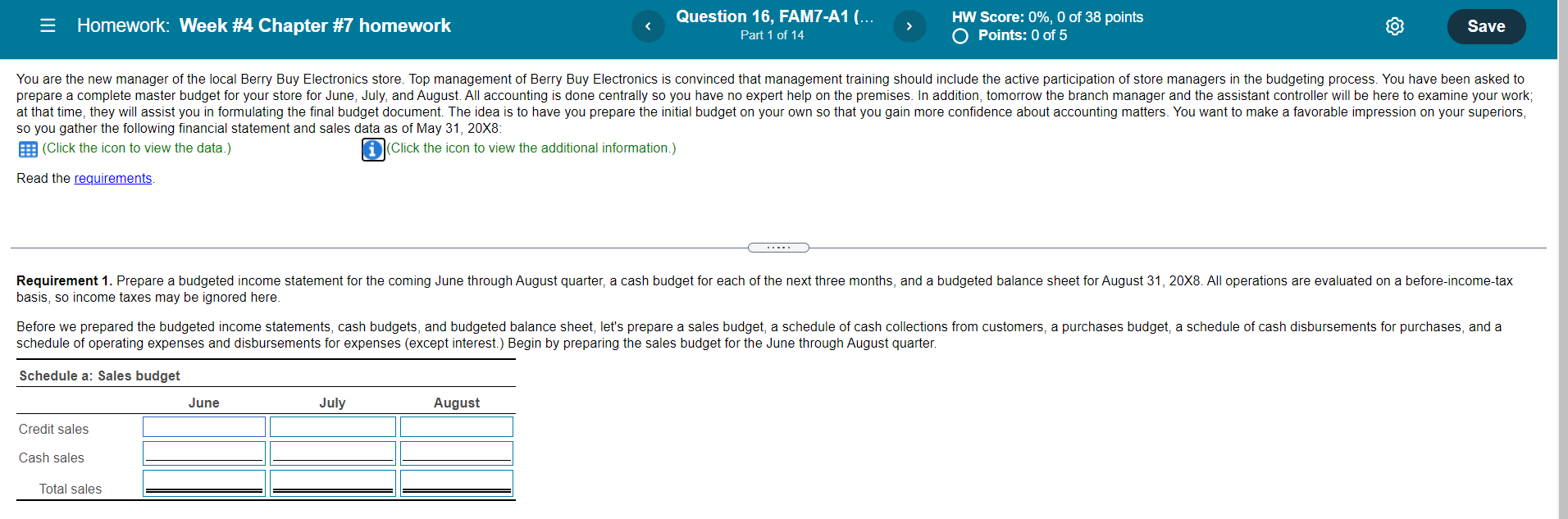 = Homework: Week #4 Chapter #7 homework Question 16, FAM7-A1 (...