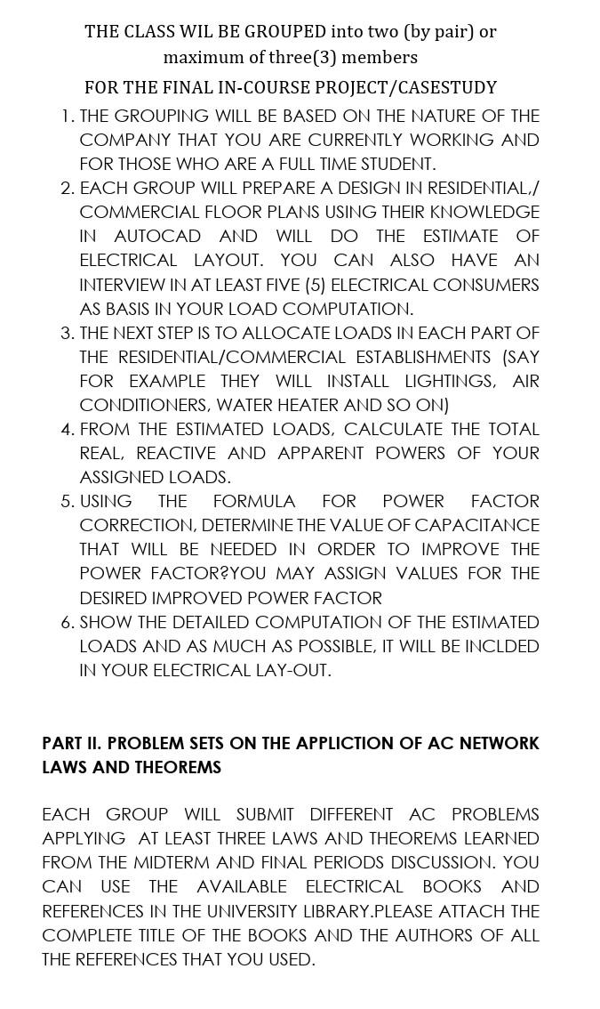 Help Plz this project THE CLASS WIL BE GROUPED into two