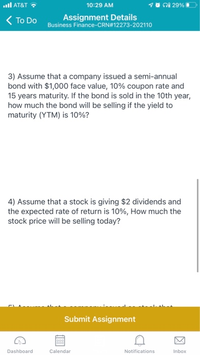 Finance-CRN#12273-202110 This is your third assignment. It based on chapter Inters rate
