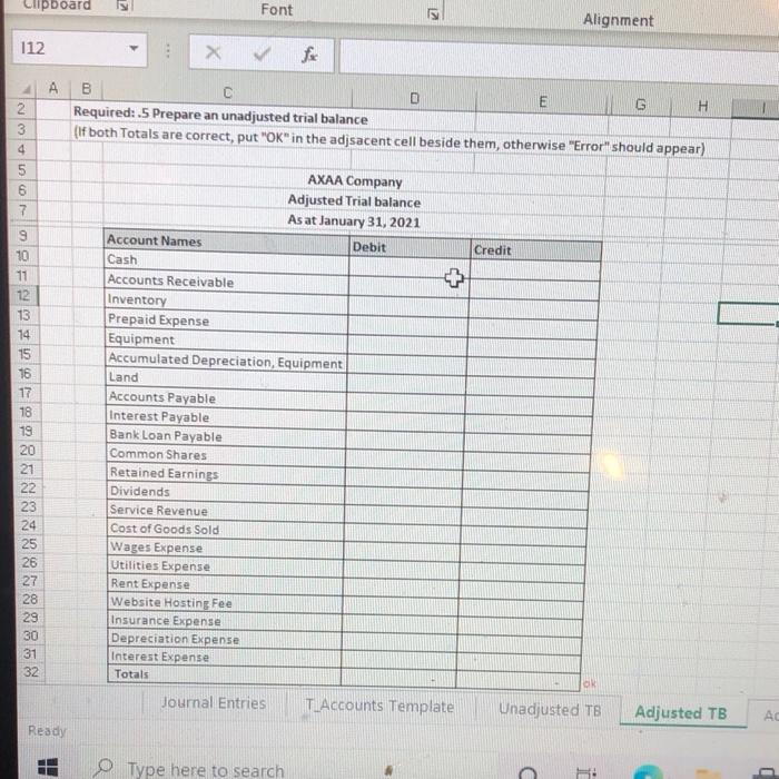 corporation January 1, 2021, and has the following transactions for January Required: