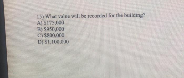 land for a factory site for $1,500,000. An existing building on the