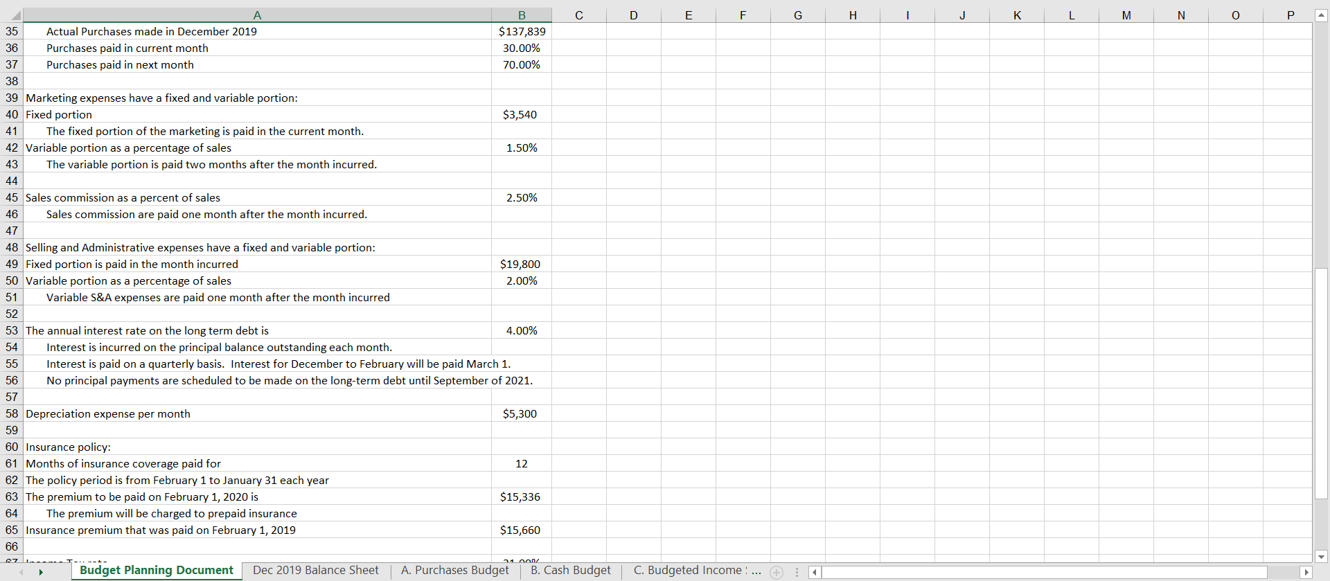 = $13,353. 9 10 Solution: Get Laughy Taffy, Inc. BUDGETED INCOME STATEMENTS