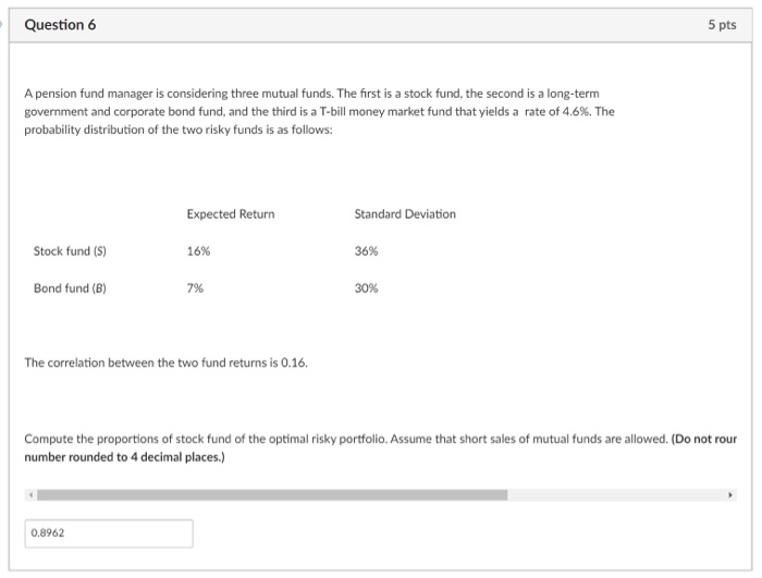 and the third is a T-bill money market fund that yields a