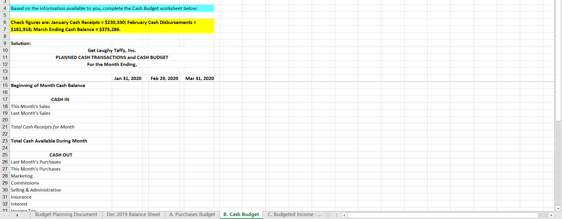  3 4 Based on the information available to you, complete the