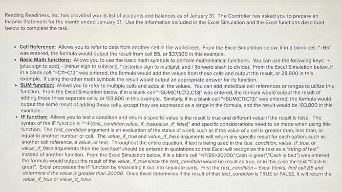 this is an excel simulation. the answers must be in excel formulas