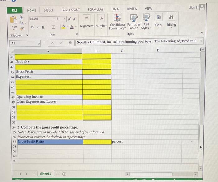 January 31. Use the information included in the Excel Simulation and the